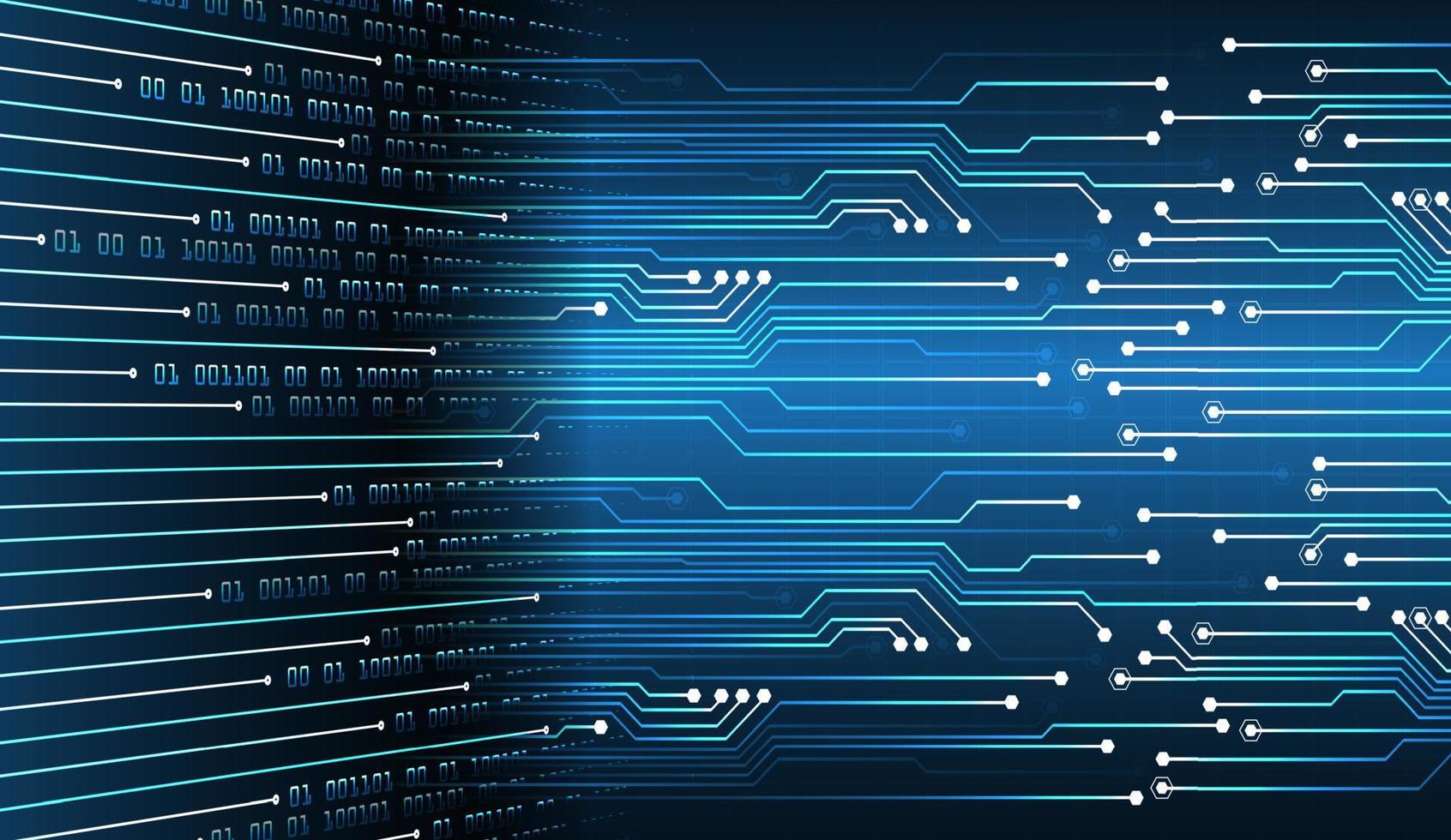 cyber circuit toekomstige technologie concept achtergrond vector