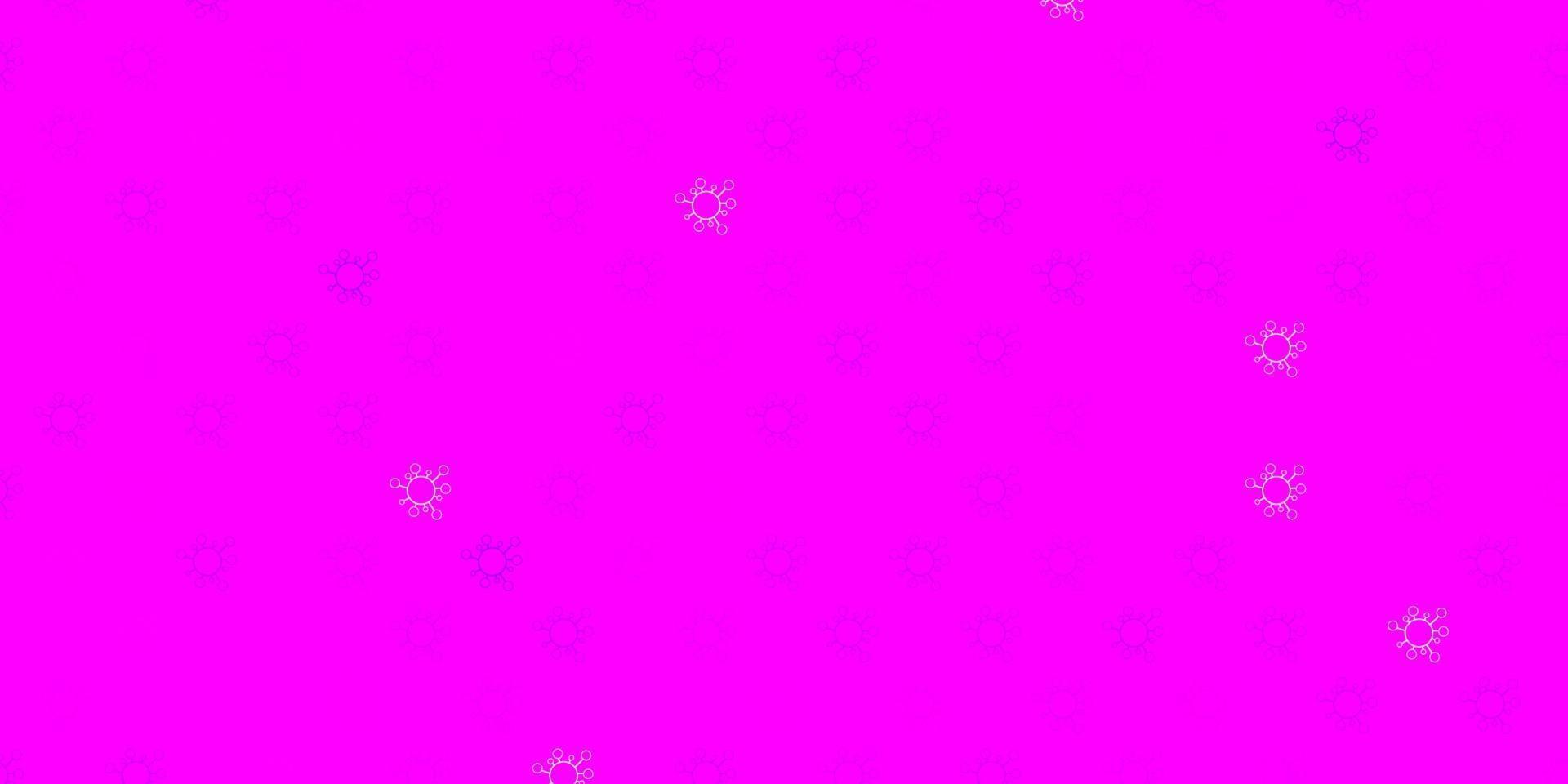 lichtpaars, roze vector sjabloon met grieptekenen.