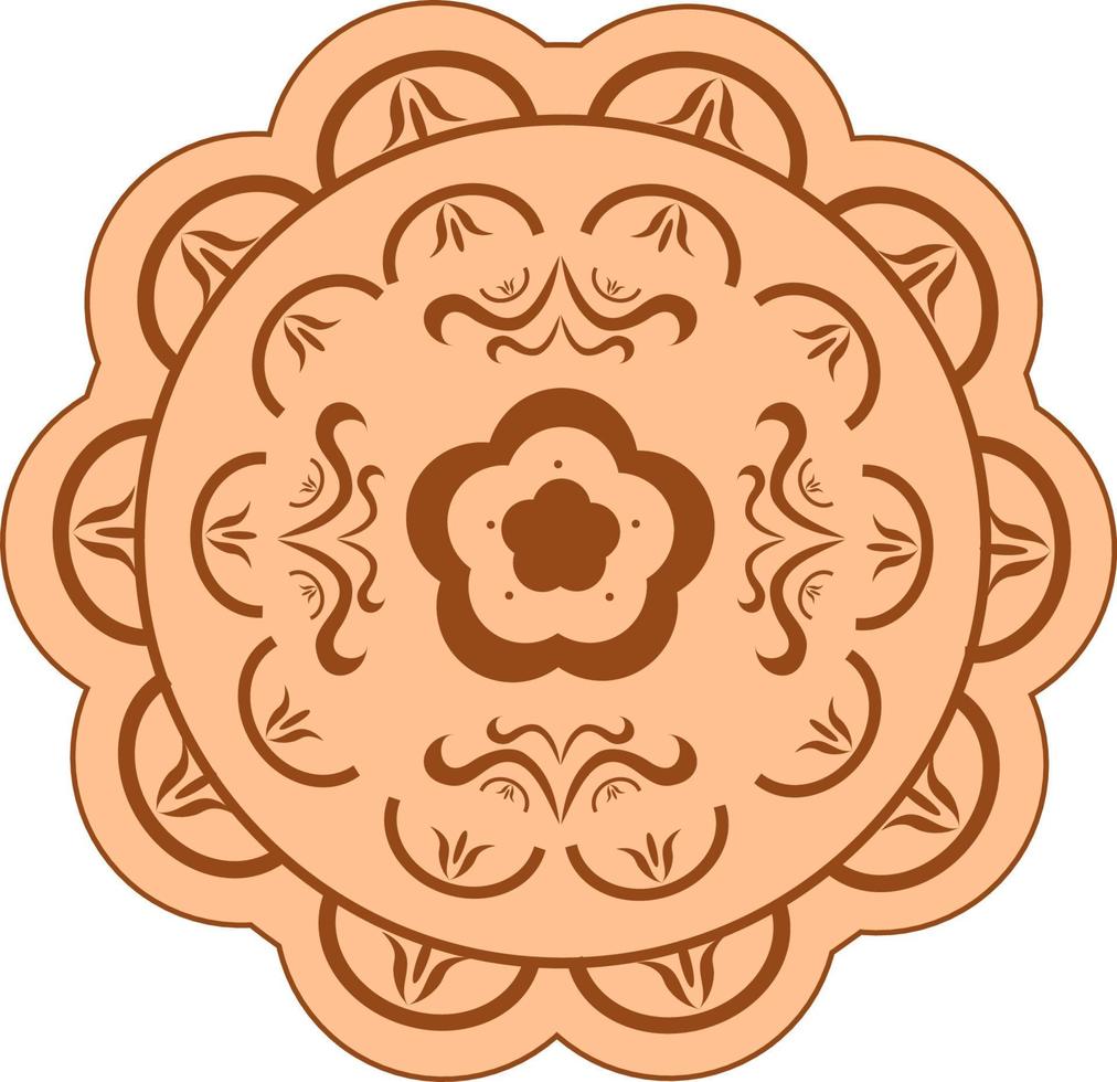 mooncake gebakje illustratie vector