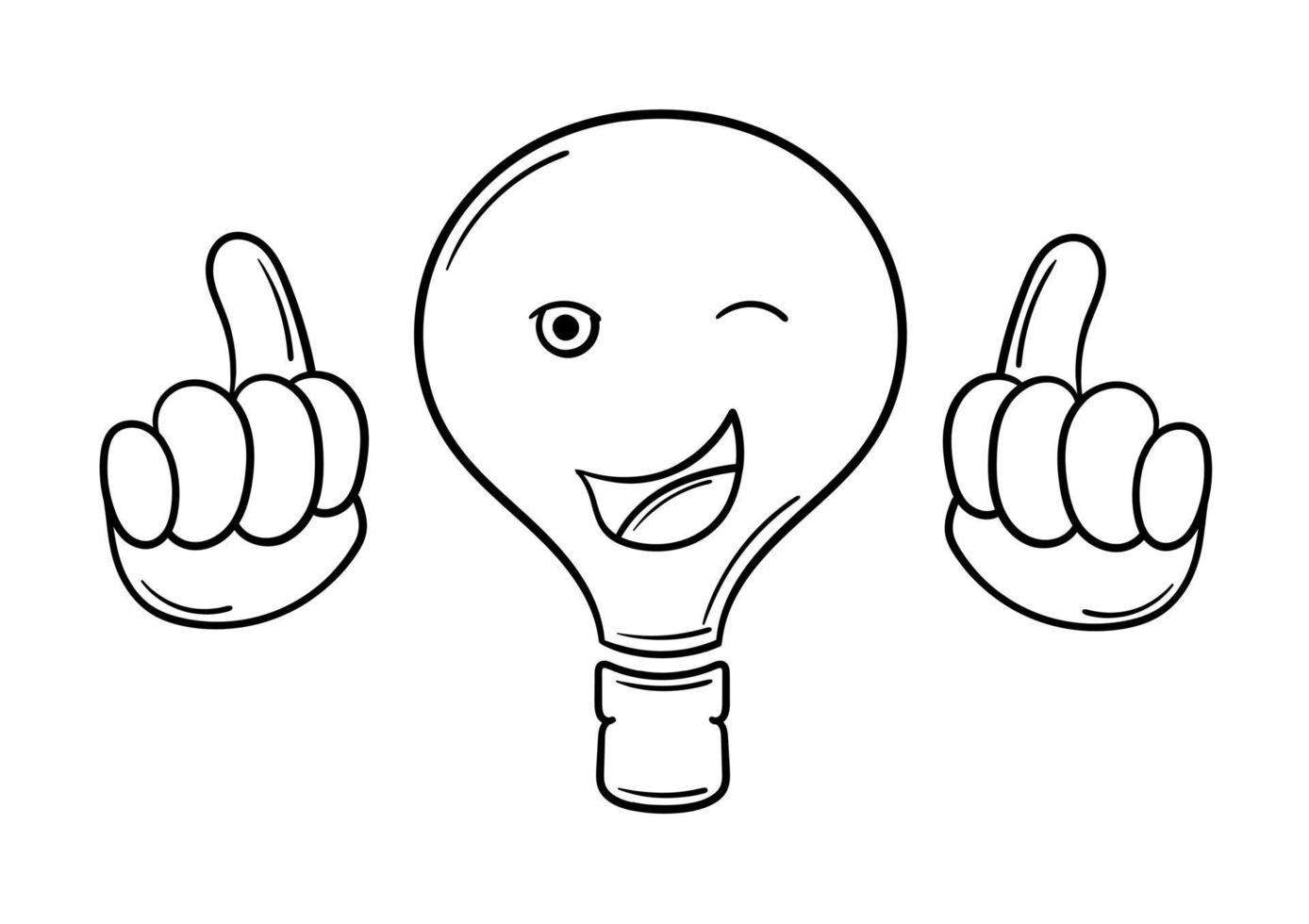 hand- trek lamp illustratie vector