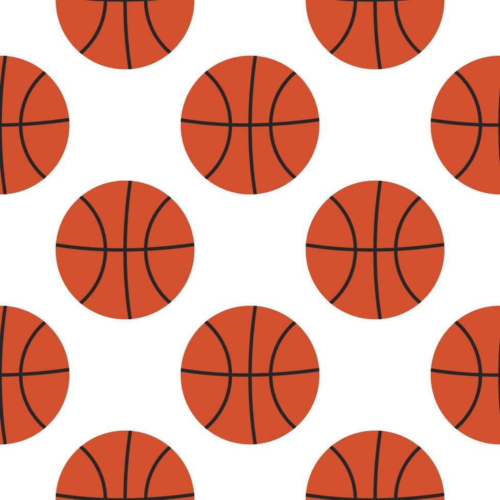 basketbal naadloos patroon vector