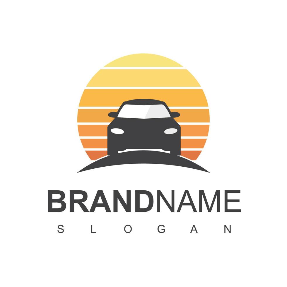 mooi zo auto logo ontwerp sjabloon vector