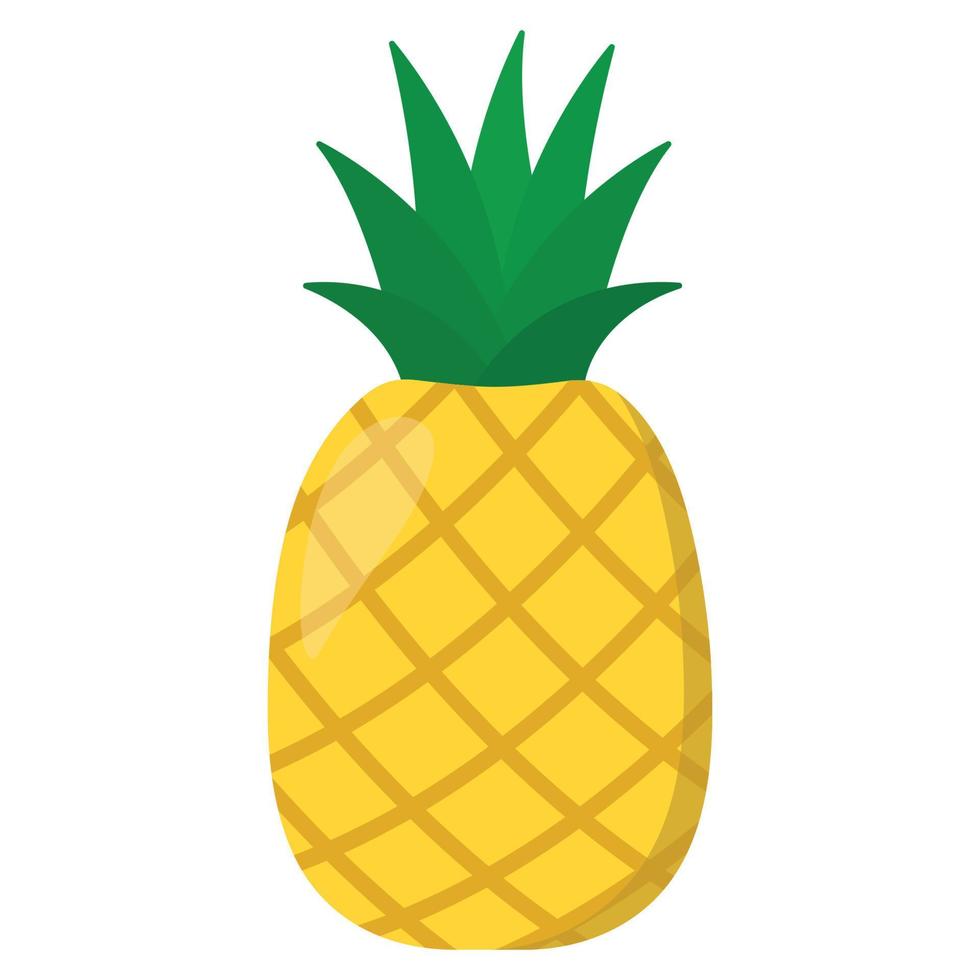 ananas icoon klem kunst vector illustratie