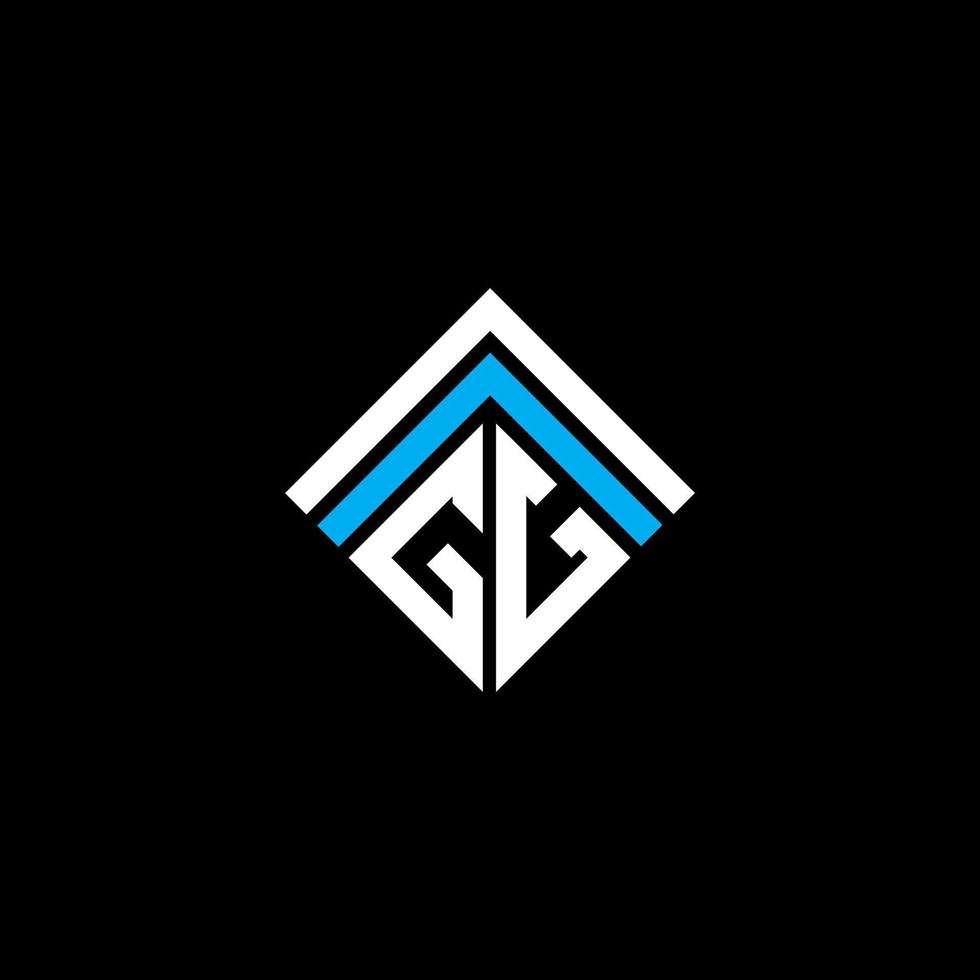 gg brief logo creatief ontwerp met vector grafisch, gg gemakkelijk en modern logo.