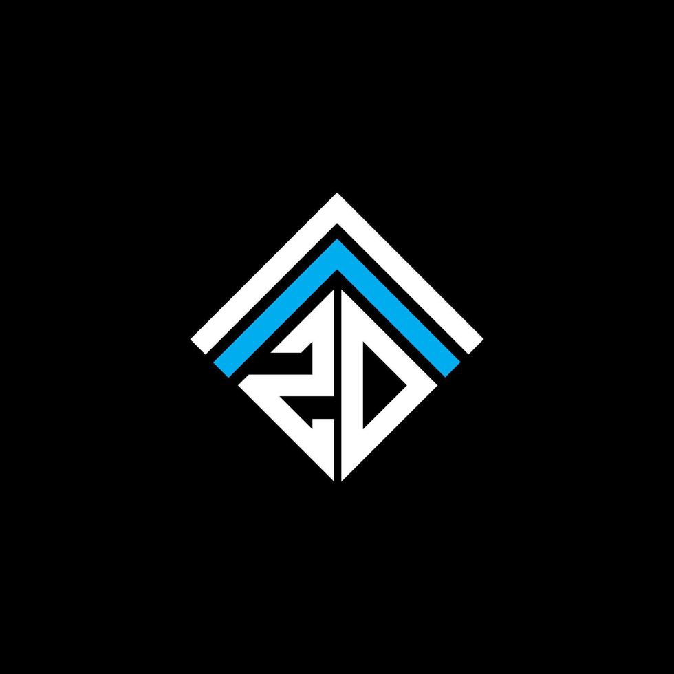 zd letter logo creatief ontwerp met vectorafbeelding, zd eenvoudig en modern logo. vector
