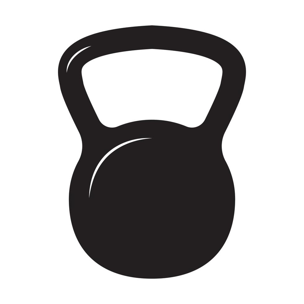 kettlebell-pictogramvector voor grafisch ontwerp, logo, website, sociale media, mobiele app, ui-illustratie vector