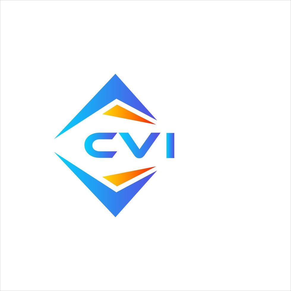 cvi abstract technologie logo ontwerp Aan wit achtergrond. cvi creatief initialen brief logo concept. vector