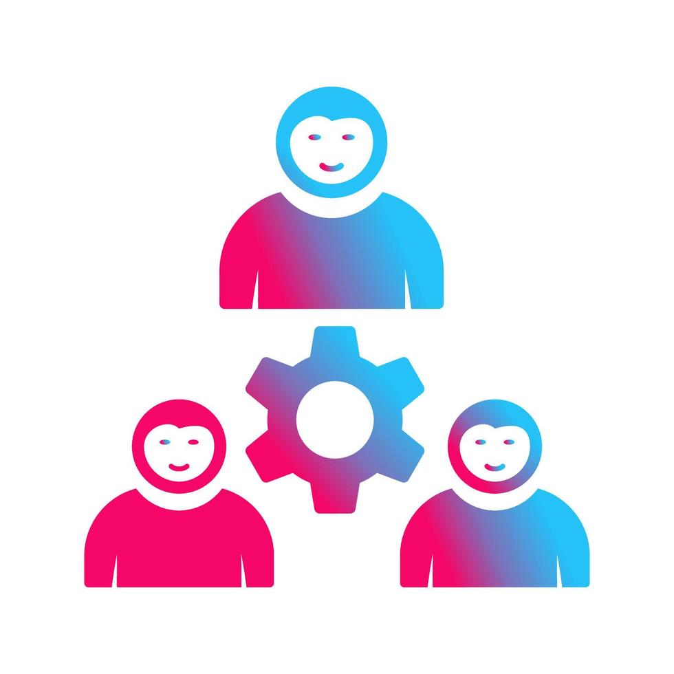 teamwerk vector pictogram