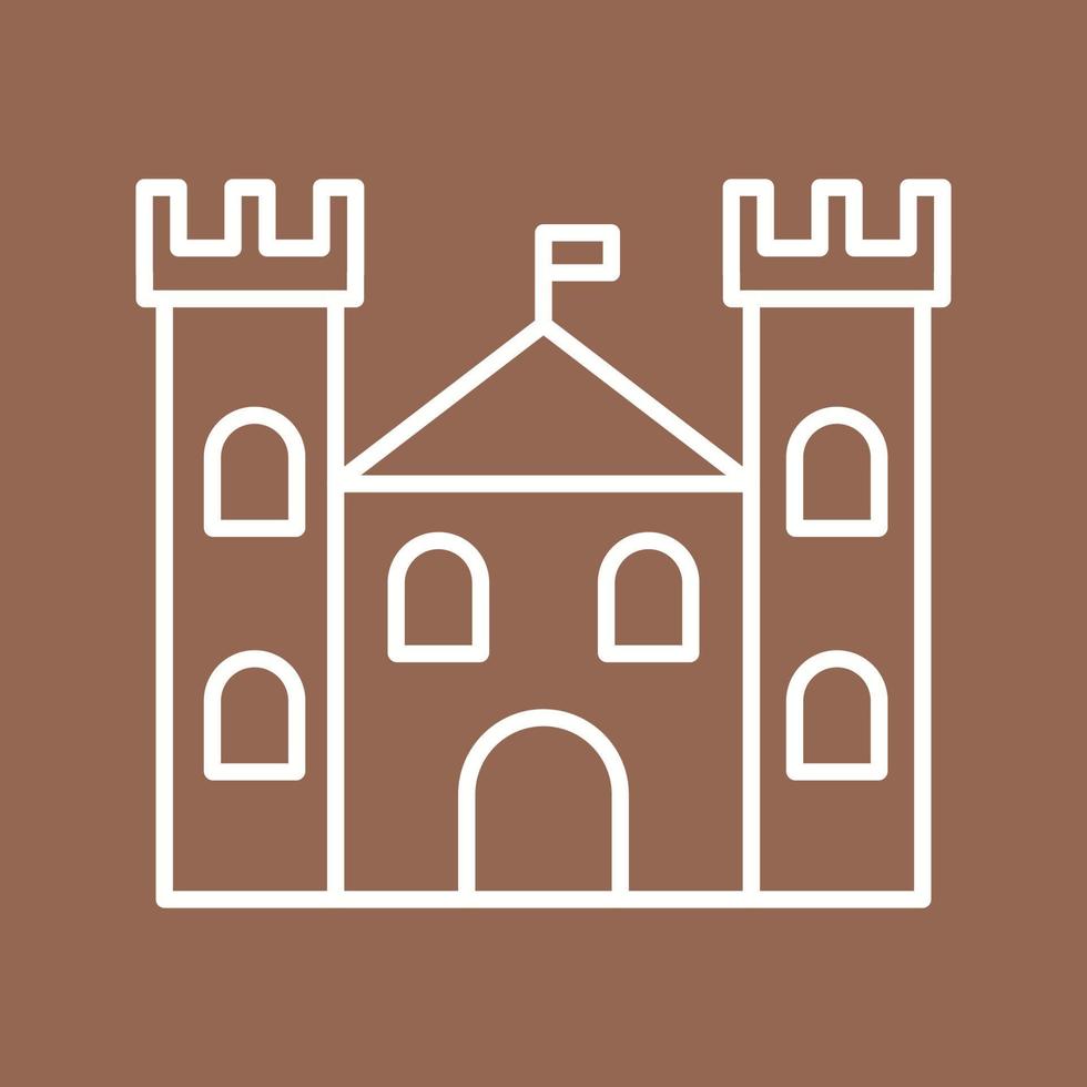 kasteel vector pictogram