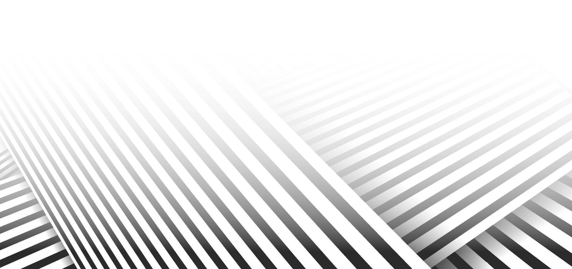 abstract minimaal zwart gestreept lijnpatroon op witte achtergrond en textuur. vector