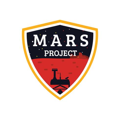 mars project patch vector