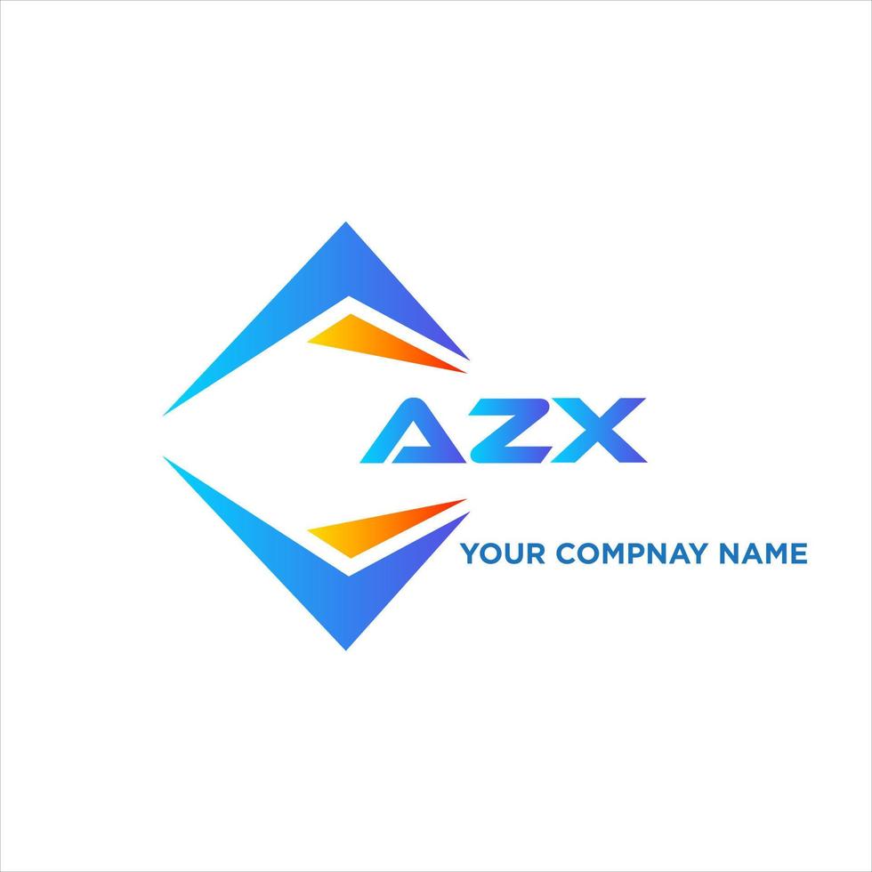azx abstract technologie logo ontwerp Aan wit achtergrond. azx creatief initialen brief logo concept. vector
