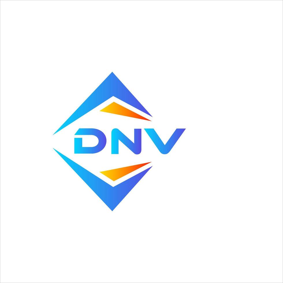 dnv abstract technologie logo ontwerp Aan wit achtergrond. dnv creatief initialen brief logo concept. vector