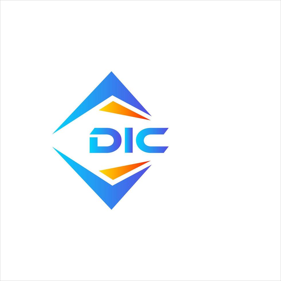 dic abstract technologie logo ontwerp Aan wit achtergrond. dic creatief initialen brief logo concept. vector