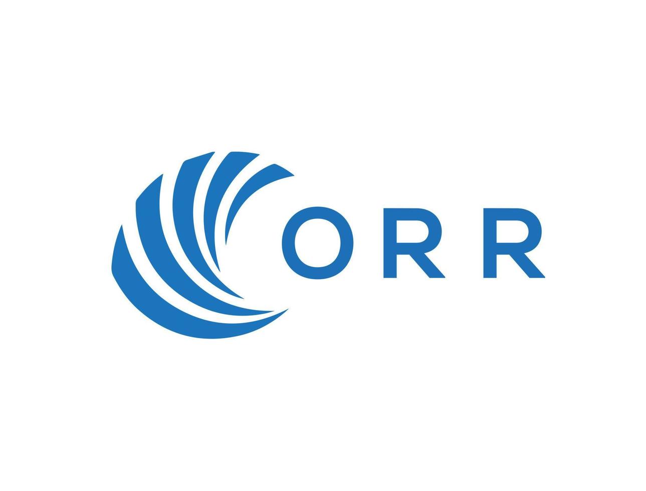 orr brief logo ontwerp Aan wit achtergrond. orr creatief cirkel brief logo concept. orr brief ontwerp. vector