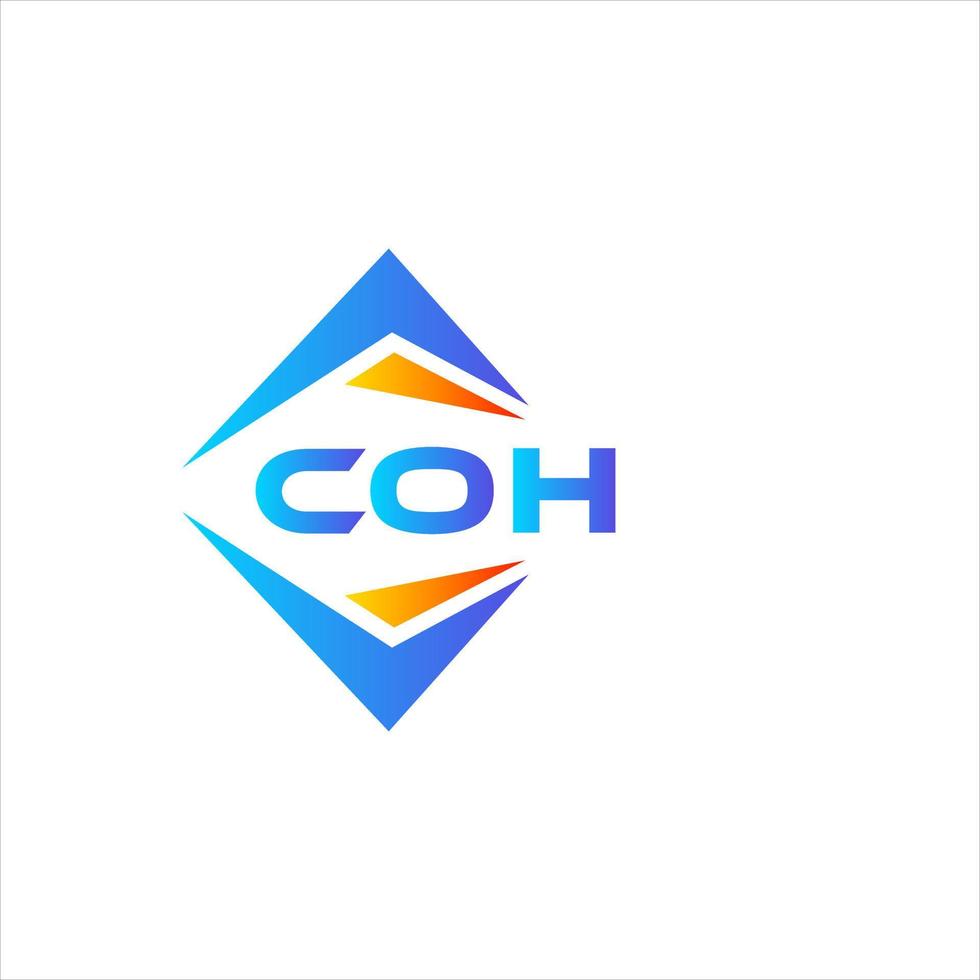 coh abstract technologie logo ontwerp Aan wit achtergrond. coh creatief initialen brief logo concept. vector