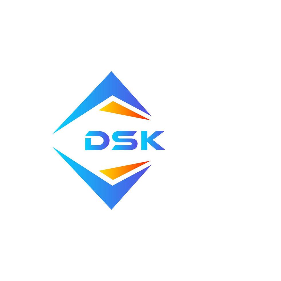 dsk abstract technologie logo ontwerp Aan wit achtergrond. dsk creatief initialen brief logo concept. vector