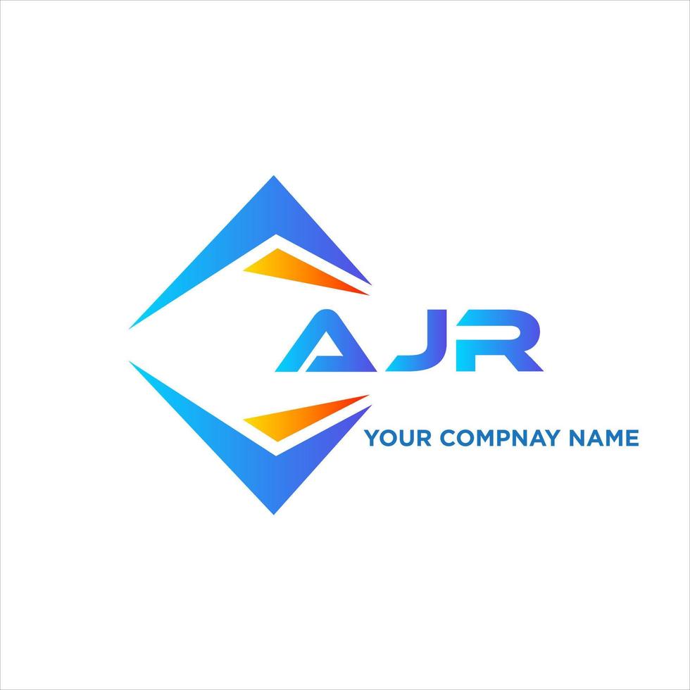 ajr abstract technologie logo ontwerp Aan wit achtergrond. ajr creatief initialen brief logo concept. vector