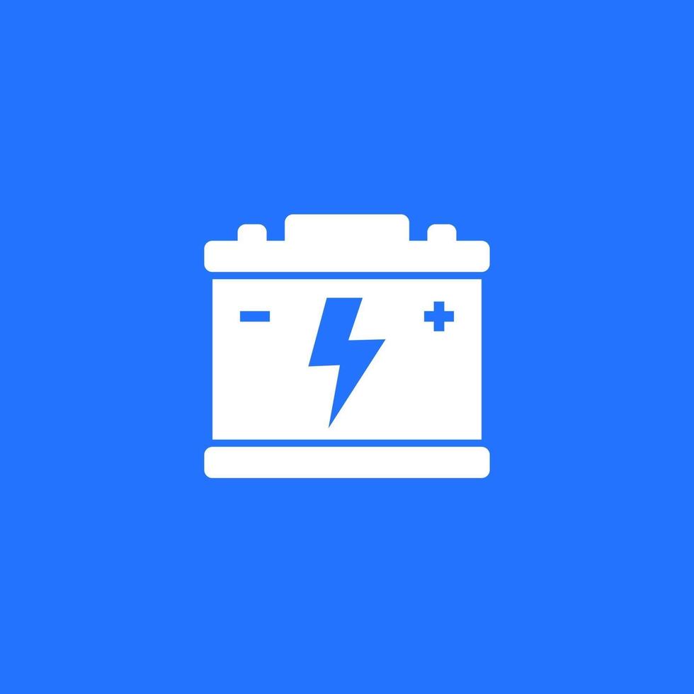 auto batterij of accu pictogram vector