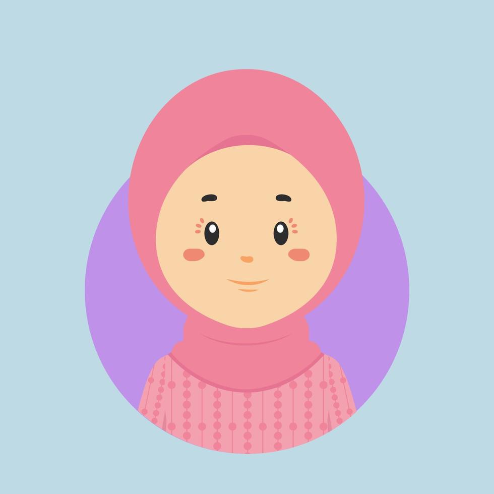 avatar van een Indonesisch karakter vector