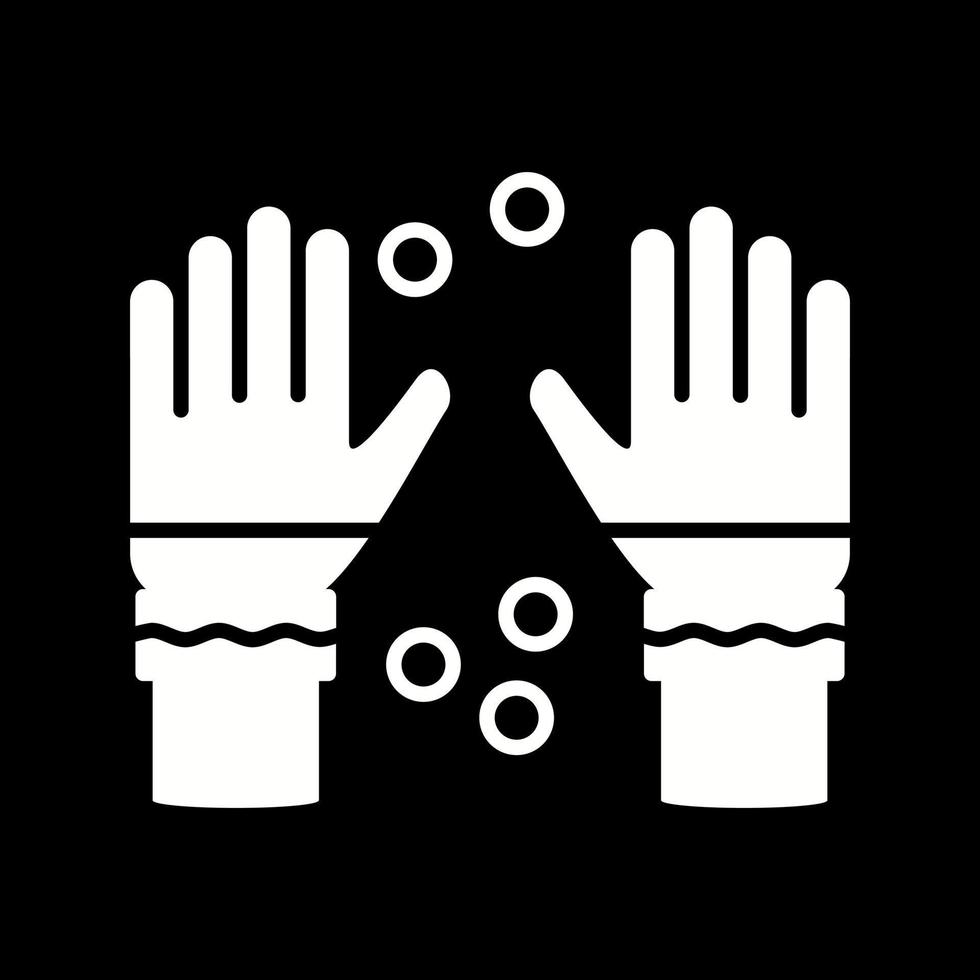 winter handschoenen vector icoon