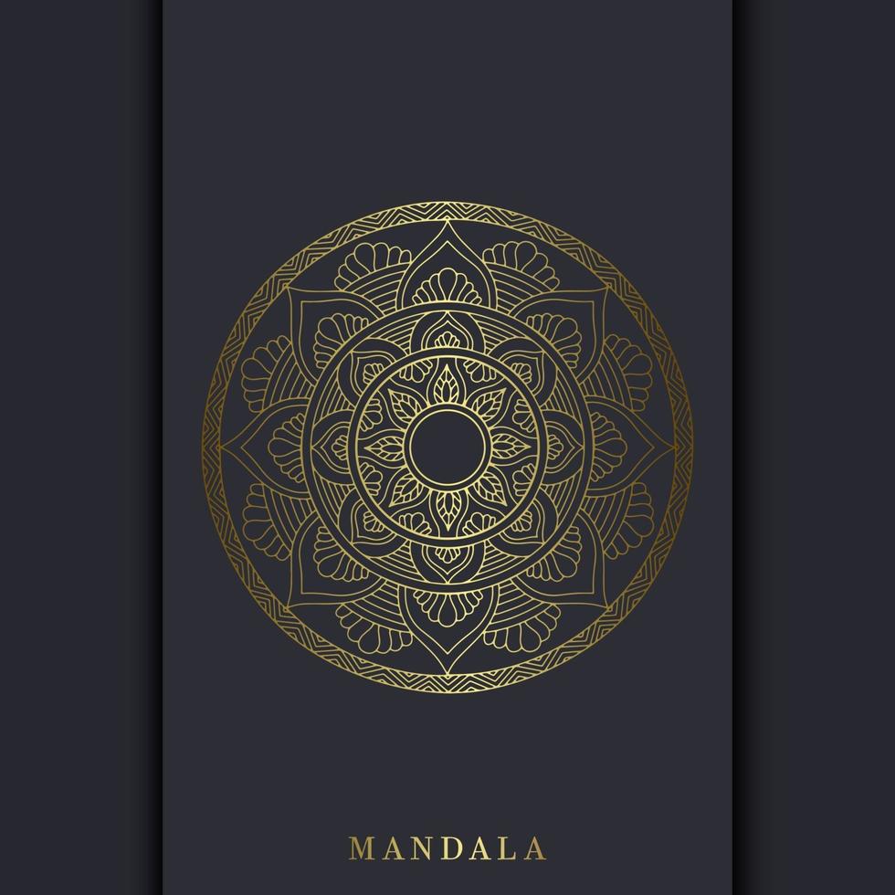mandala-sjabloon met elegante, klassieke elementen. geweldig voor uitnodiging, flyer, menu, brochure, achtergrond Premium Vector