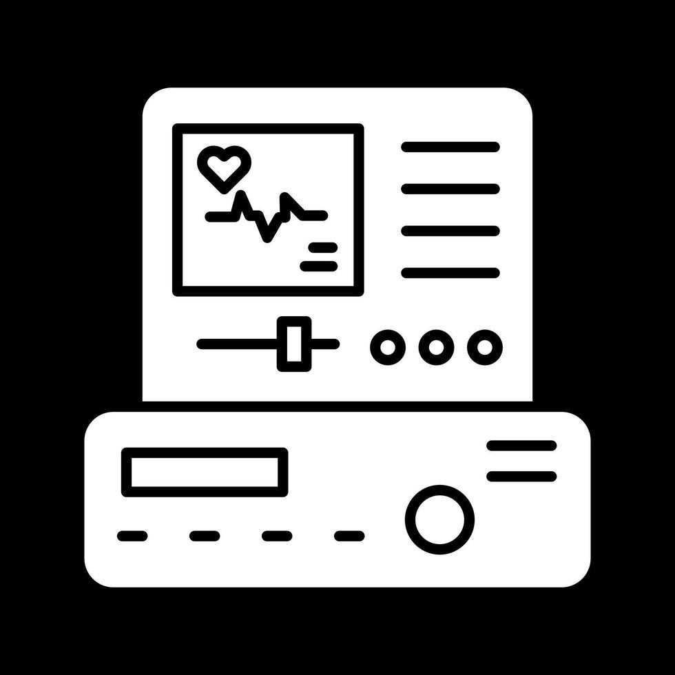 elektrocardiogram vector icoon