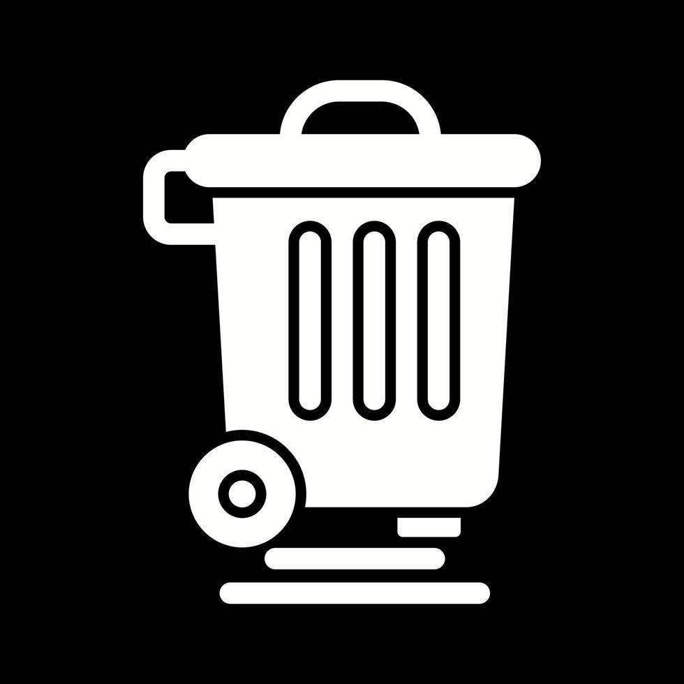vuilnisbak vector pictogram