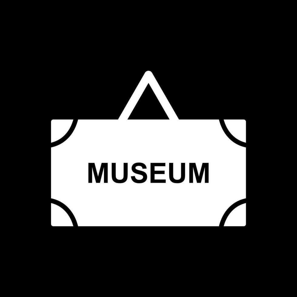 museum label vector icoon