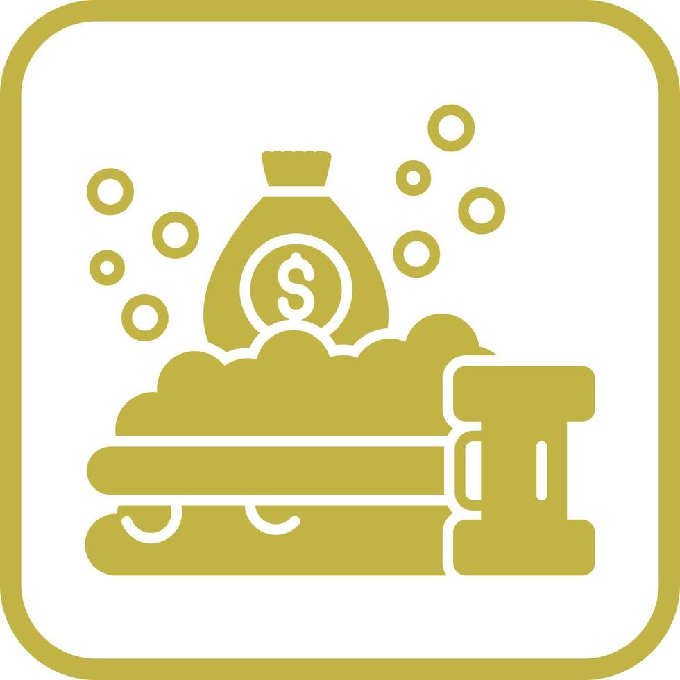 geld witwassen vector icoon