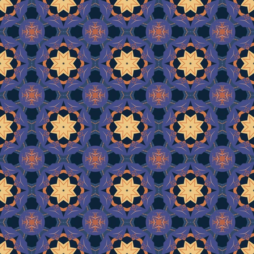 naadloze patroon met abstracte mandala sier arabesque illustratie. decoratief klassiek tegelpatroon. vector