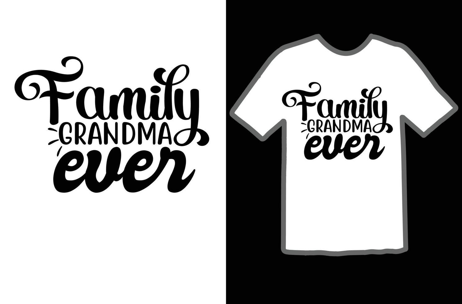 familie grootmoeder ooit SVG t overhemd ontwerp vector