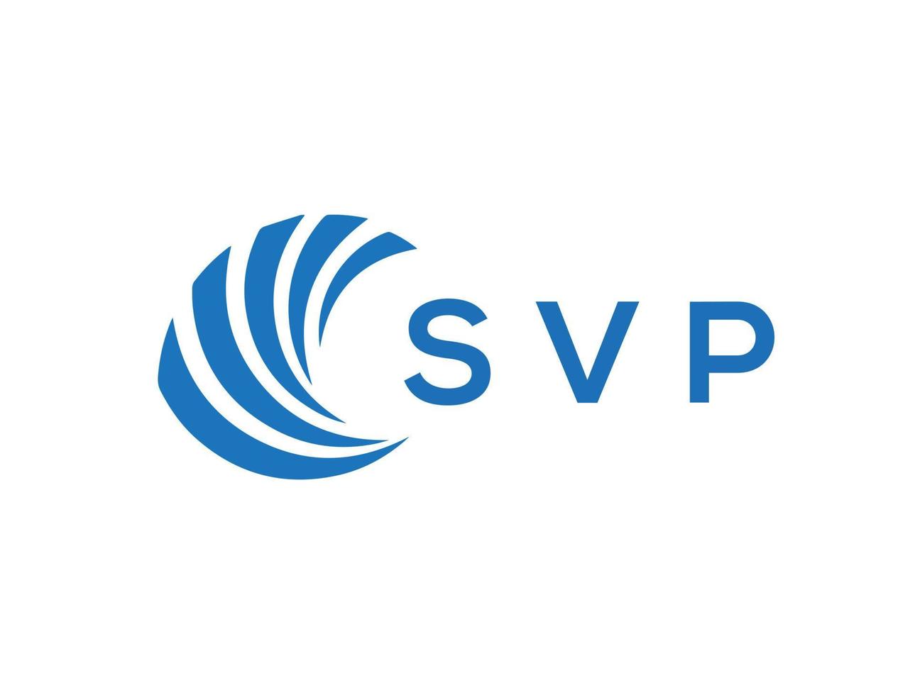 svp brief logo ontwerp Aan wit achtergrond. svp creatief cirkel brief logo concept. svp brief ontwerp. vector