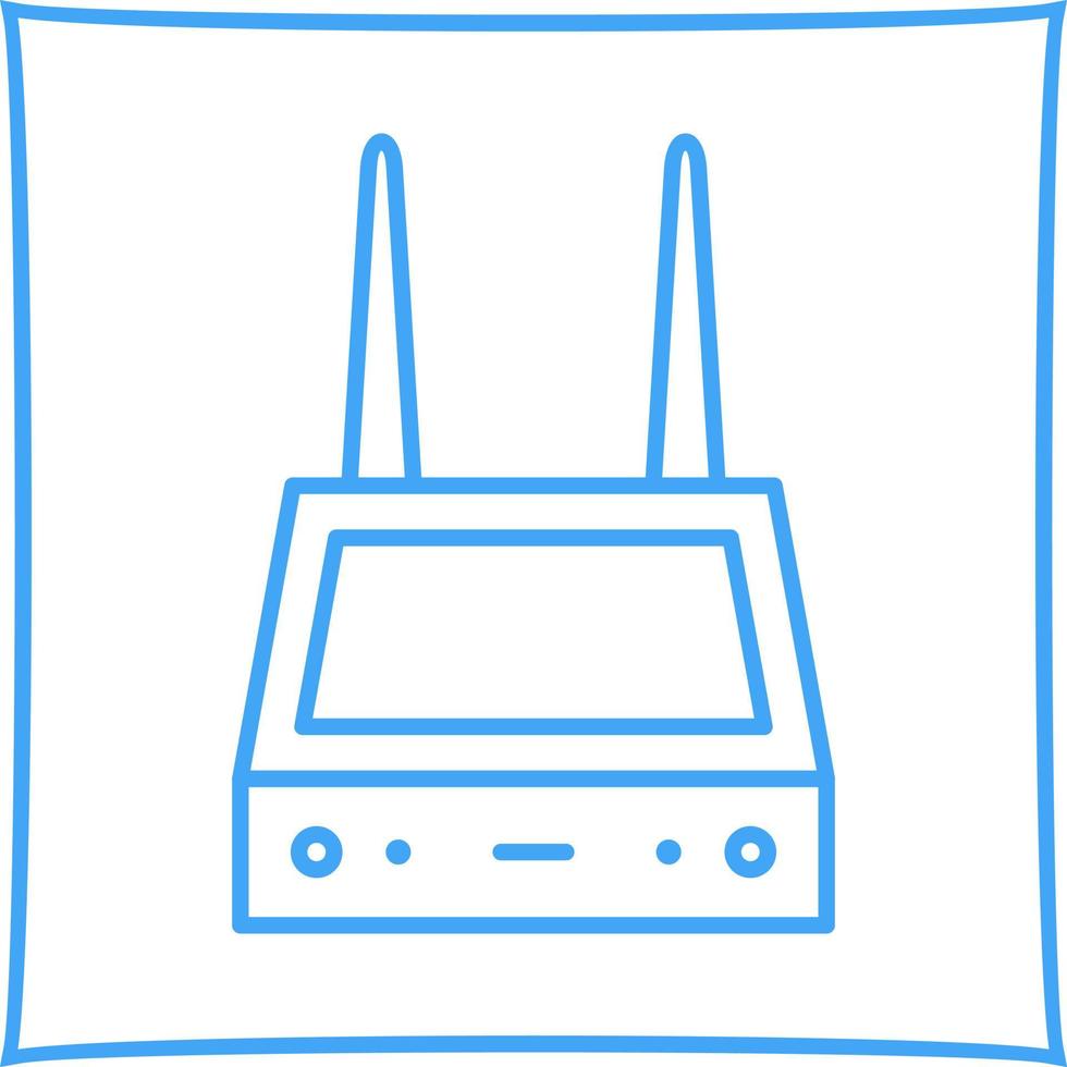 uniek router vector icoon