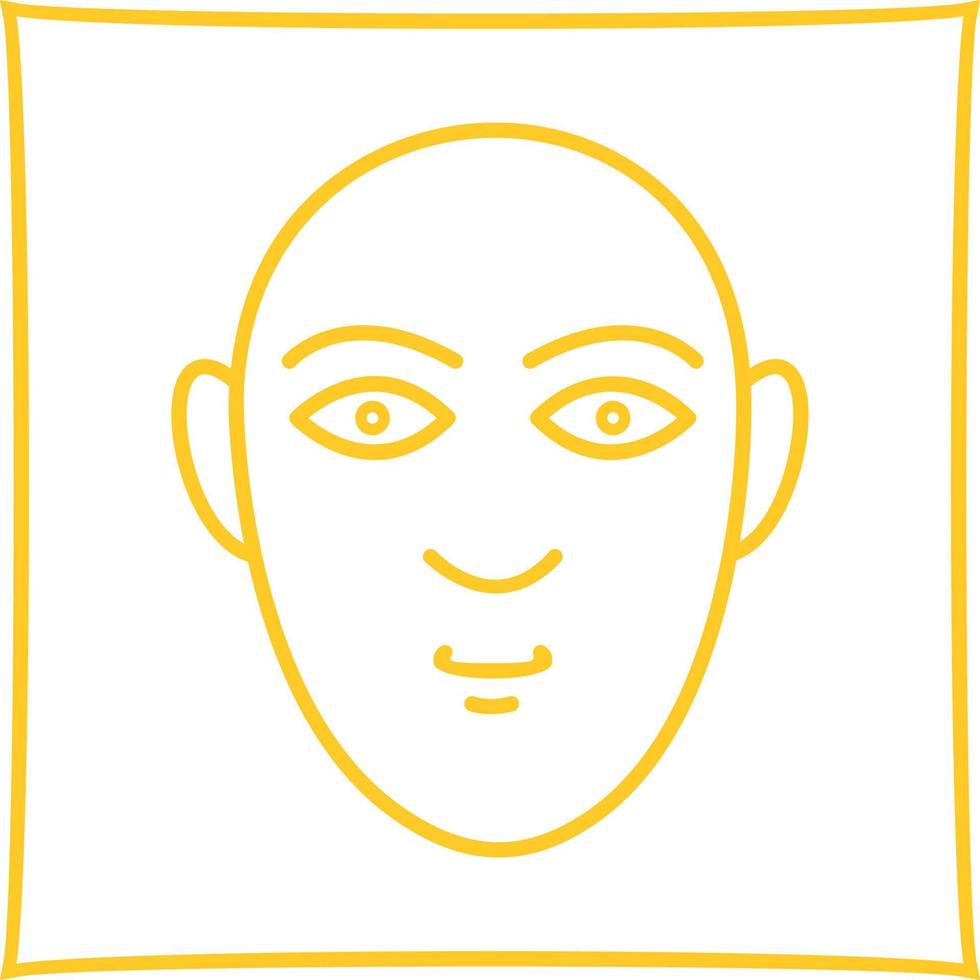 menselijk gezicht vector icoon