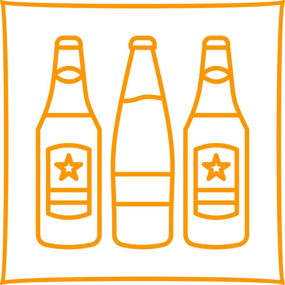 bier flessen vector icoon