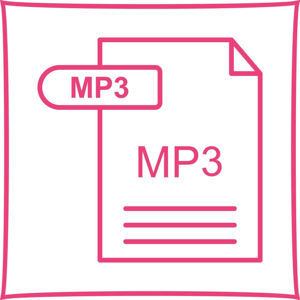 mp3 vector icoon