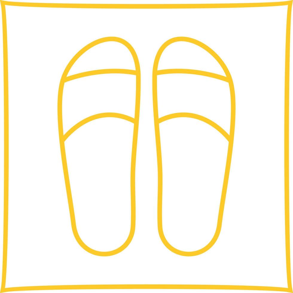 slippers vector icoon