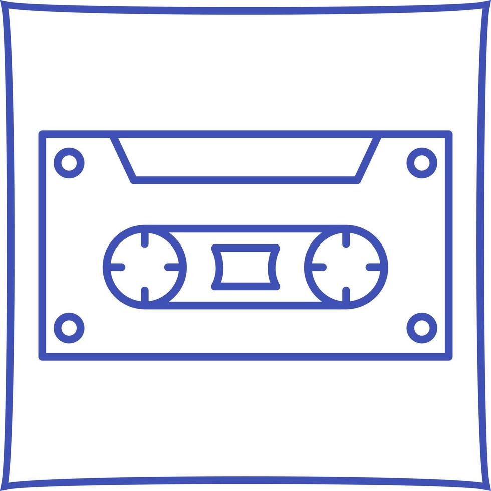 casette vector icoon