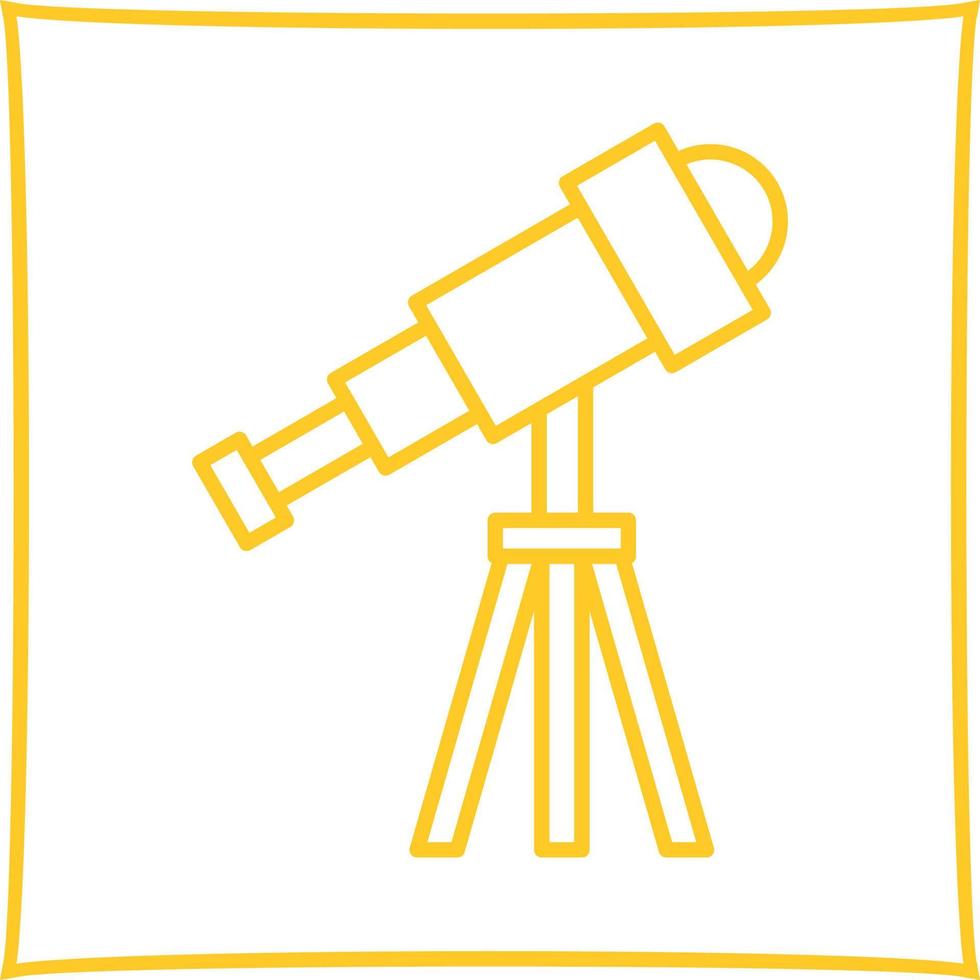 telescoop vector pictogram