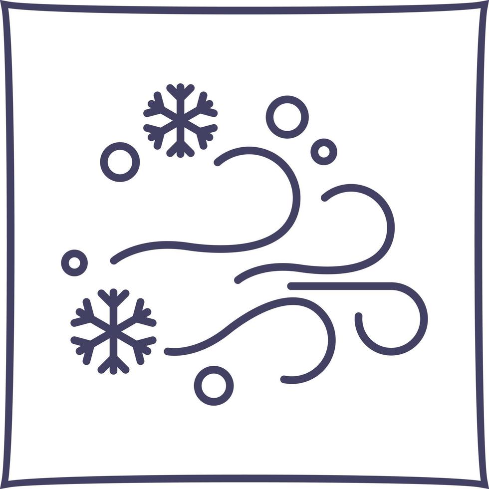 sneeuwstorm vector icoon
