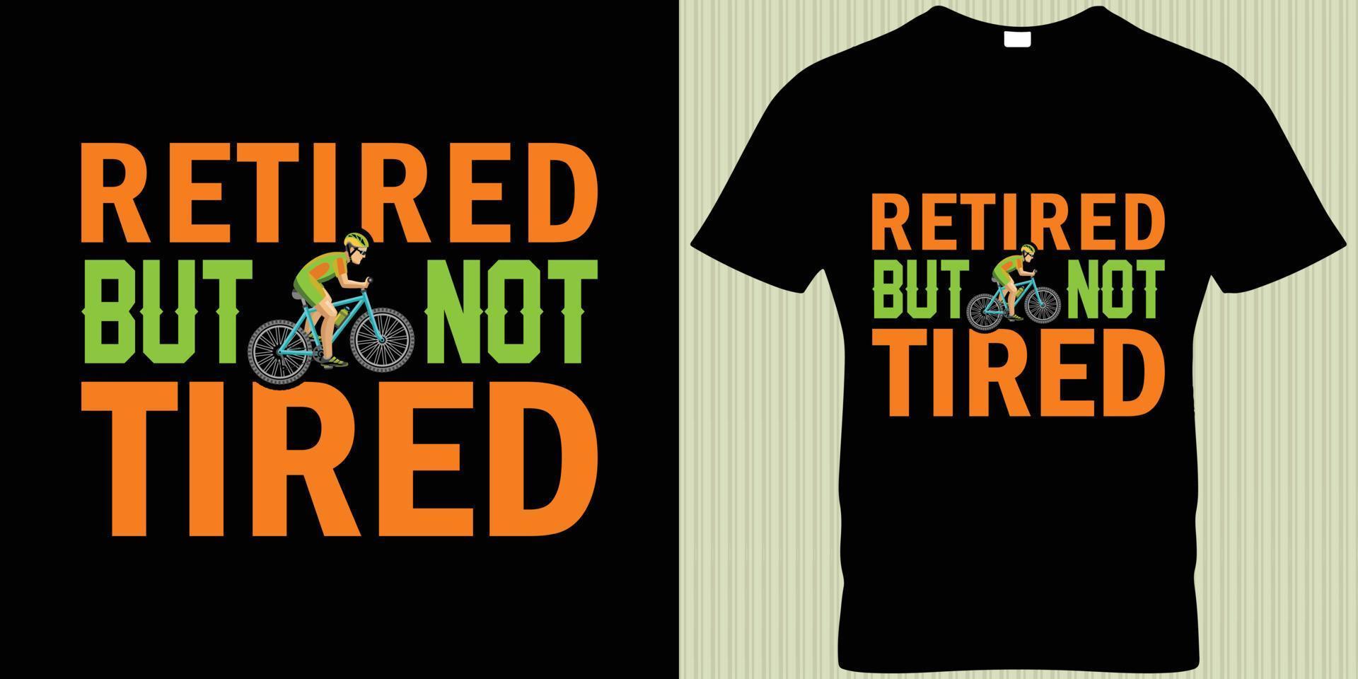 fiets vector kunst t-shirt ontwerp.