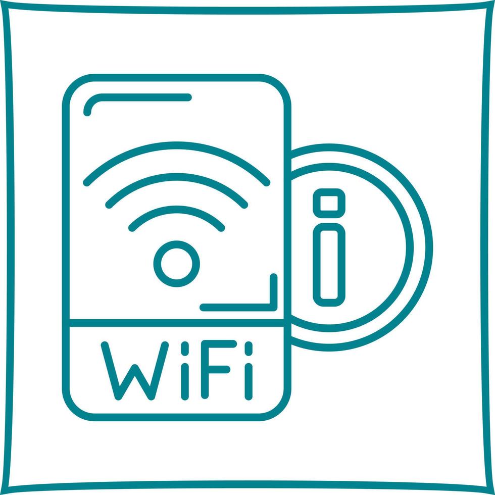 Wifi signaal vector icoon