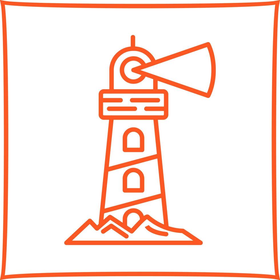 vuurtoren vector icon