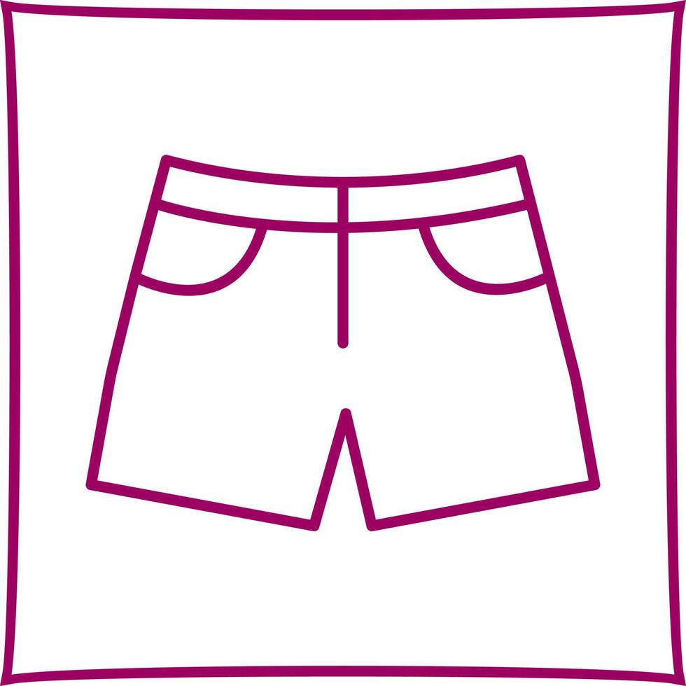 korte broek vector pictogram