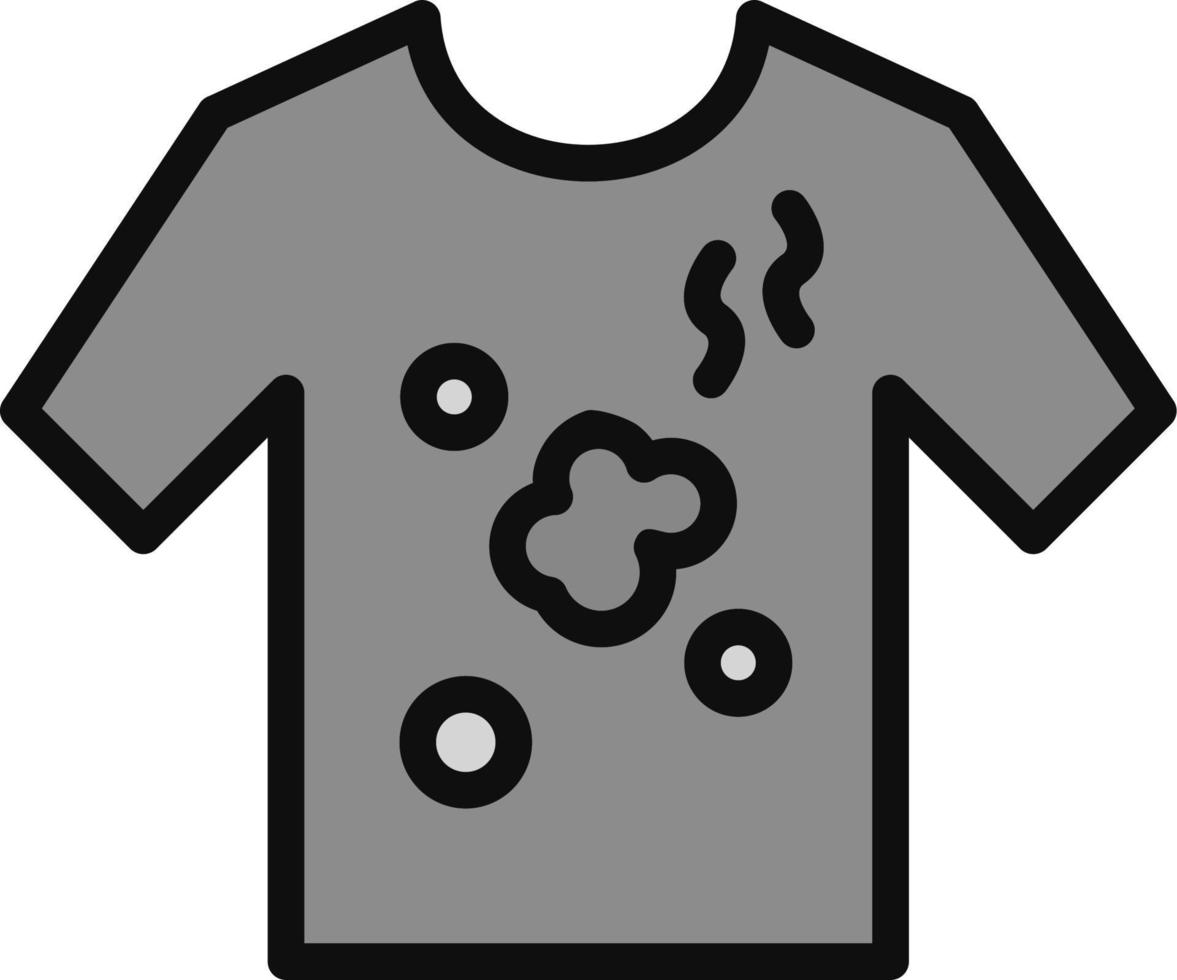 vuil overhemd vector icoon