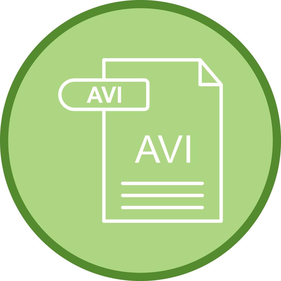 avi vector icoon