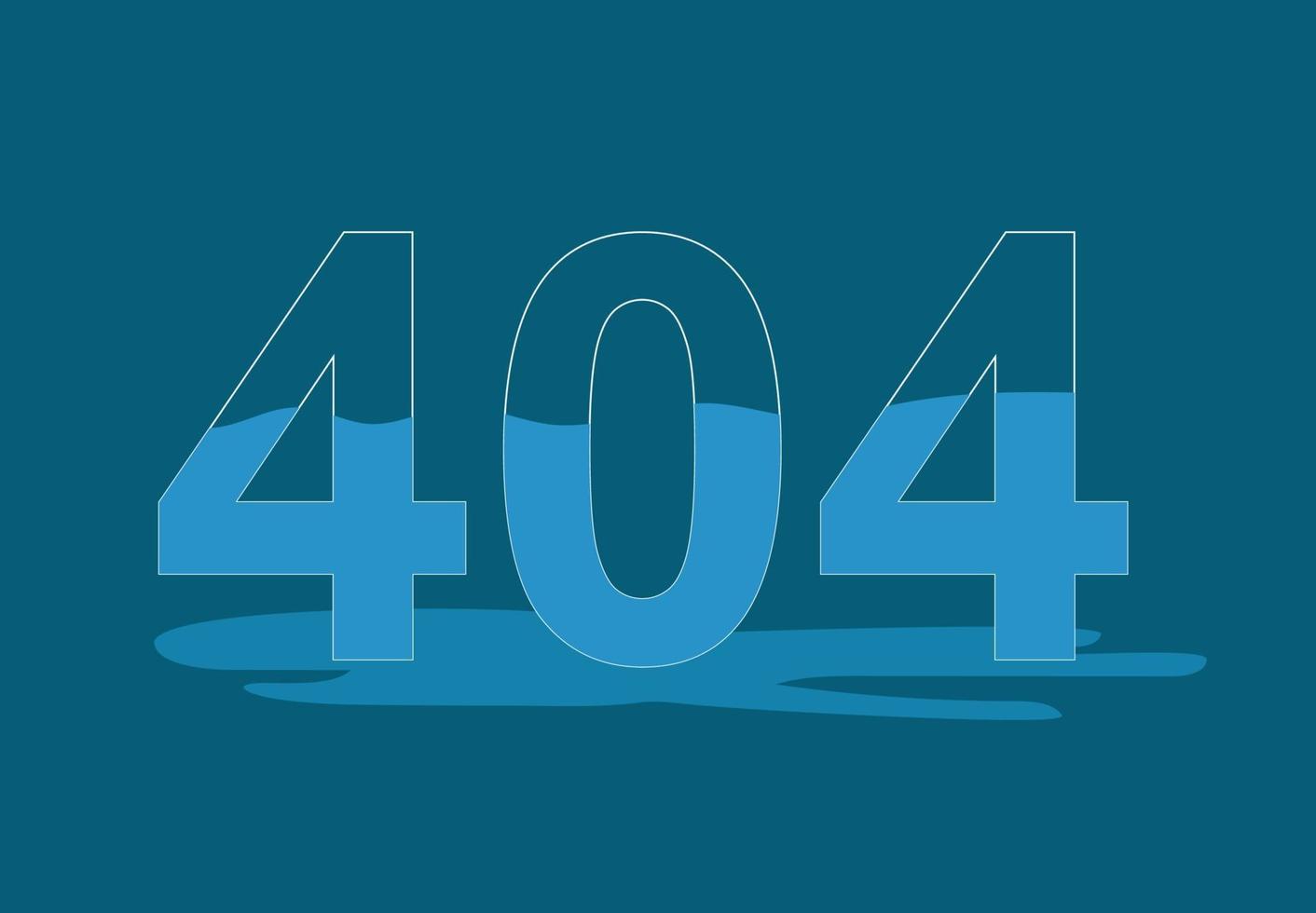 pagina 404, ontwerpsjabloon niet gevonden vector