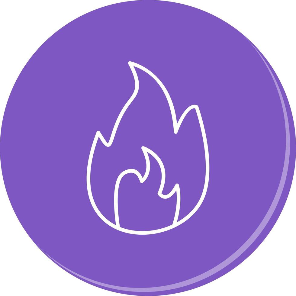 uniek vlam vector icoon