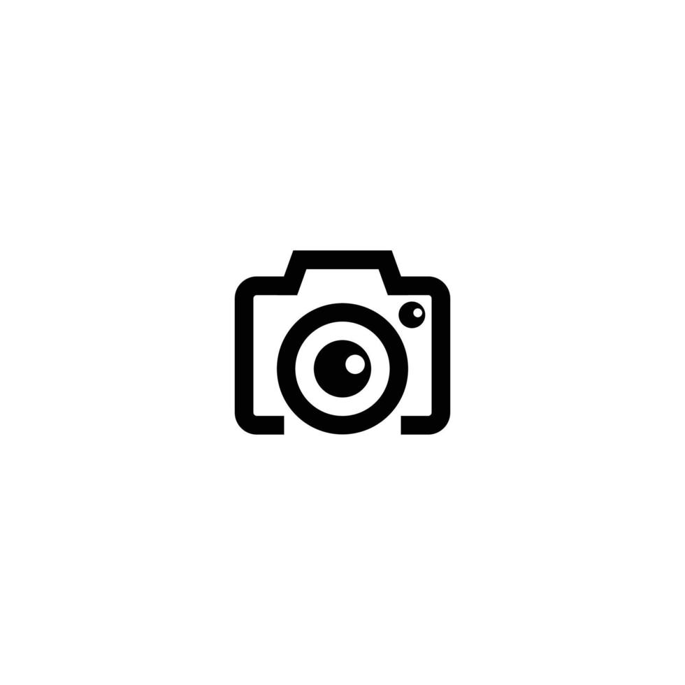 camera vlak ontwerp icoon logo vector